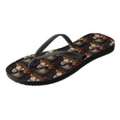Lhasa ook pompoenen Halloween eng Teenslippers (Schuin)