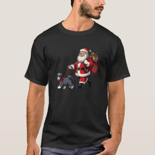 Lhasa Ook Sinterklaas Grappige Hond Kerstmis Premi T-shirt