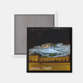 Lhasa, Potala Palace - Tibet 2 (koelkastmagneet) Magneet (Voorkant / Achterkant)