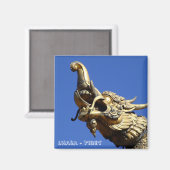 Lhasa, Tibet, Jokhang Temple (Fridge Magnet) Magneet (Voorkant / Achterkant)