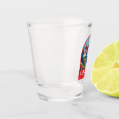 Lhasa Tibet Travel Art Vintage Shot Glas (Links)