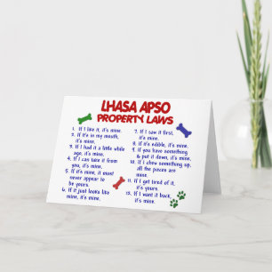 LHASA Wetten 2 van het apso- Bezit Kaart