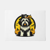 Lhasapoo hond halloween deurmat (Voorkant)
