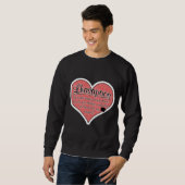 Lhasapoo Paw Prints Dog Humor Trui (Voorkant volledig)
