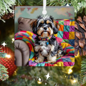 Lhaso Apso gepersonaliseerde kerst Metalen Ornament