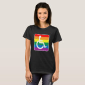 LHBT Disability Pride Maand 2022 T-shirt (Voorkant volledig)