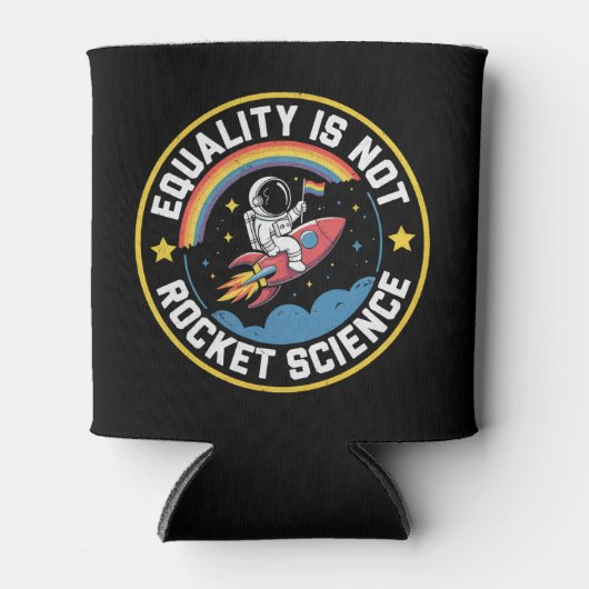 LHBT-gelijkheid niet Rocket Science Pride Ally Blikjeskoeler (Voorkant)