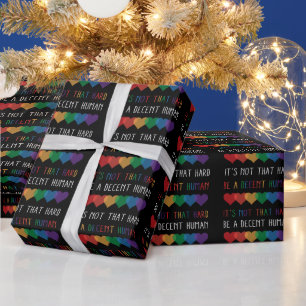 LHBT-hartretro een fatsoenlijk mens zijn, dat is h Cadeaupapier