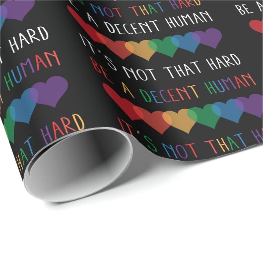 LHBT-hartretro een fatsoenlijk mens zijn, dat is h Cadeaupapier (Rol Hoek)