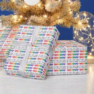 LHBT-hartretro een fatsoenlijk mens zijn, dat is h Cadeaupapier