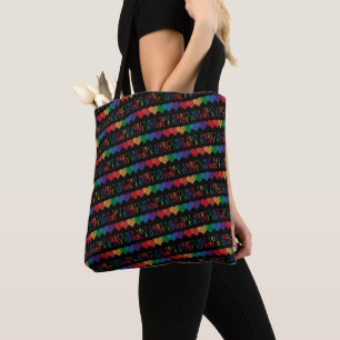 LHBT-hartretro een fatsoenlijk mens zijn, dat is h Tote Bag