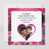 LHBT-koppel Anime Gepersonaliseerde Valentijnsdag Kaart (Achterkant)