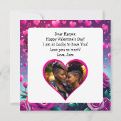 LHBT-koppel Anime Gepersonaliseerde Valentijnsdag Kaart (Achterkant)