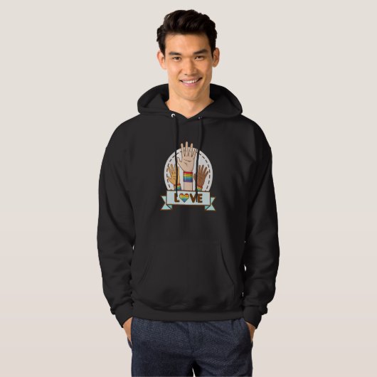 LHBT Love Pride Hoodie (Voorkant volledig)