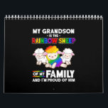 LHBT Mijn kleinzoon is regenboog schaap van famili Kalender<br><div class="desc">LHBT Mijn kleinzoon is regenboog schaap van familie trots.</div>