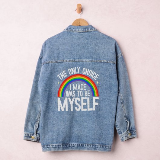 LHBT Pride Gelijkheid Pride LHBTQ Denim Jacket (Hangar)