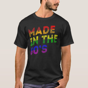 LHBT Pride gemaakt in de jaren 80 Rainbow Support  T-shirt