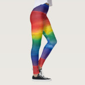 LHBT Pride Waterverf Rainbow Pattern Leggings (Rechts)