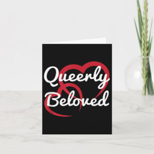 LHBT Pride Wedding Queerly Beloved Verloving Brid Kaart