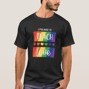 LHBT Queer Pride Sociale Beweging Geef Liefde Vrou T-shirt