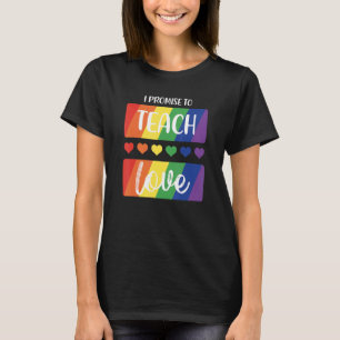 LHBT Queer Pride Sociale Beweging Geef Liefde Vrou T-shirt
