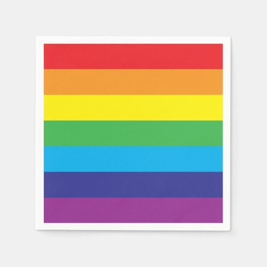 LHBT Rainbow Stripes LHBT Servet (Voorkant)