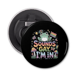 LHBT-trots klinkt gay Ik ben in Button Flesopener