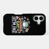 LHBT-trots klinkt gay Ik ben in iPhone 16 Hoesje (Achterkant horizontaal)