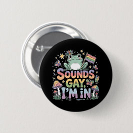 LHBT-trots klinkt gay Ik ben in Ronde Button 5,7 Cm