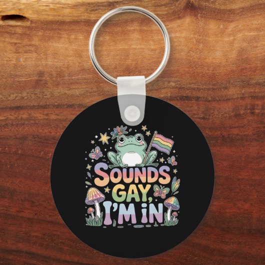 LHBT-trots klinkt gay Ik ben in Sleutelhanger (Voorkant)