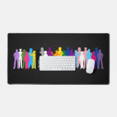LHBT Wij De Mensen Ontwerp Bureaumat (Keyboard & Muis)