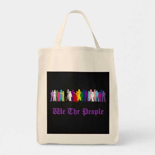 LHBT Wij De Mensen Ontwerp Tote Bag (Voorkant)