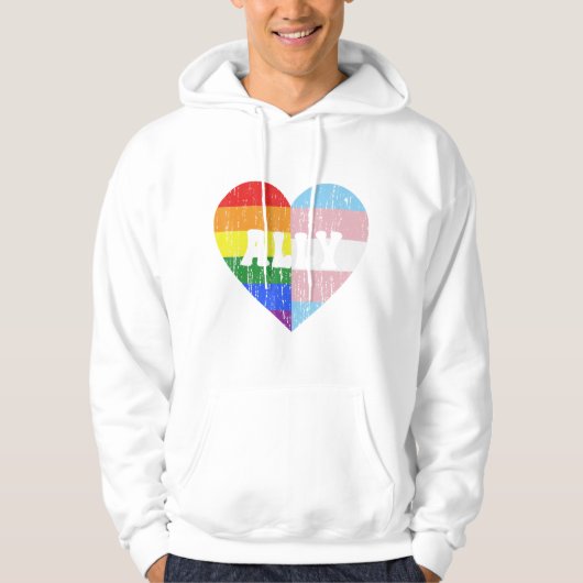 LHBTQ Ally Gay Pride Kinderen Lesbisch Trans LHBT  Hoodie (Voorkant)