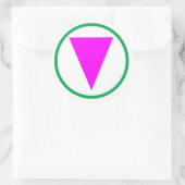 LHBTQ-bondgenoot. Ronde Sticker (Tas)