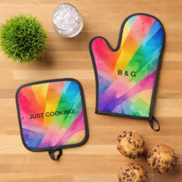 LHBTQ Gay Pride maand Ovenwant & Pannenlap Set