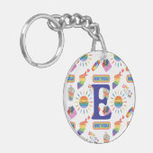 LHBTQ gepersonaliseerde trots Sleutelhanger (Voorkant Links)