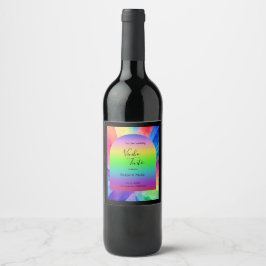 LHBTQ Mensenrechten Bruiloft Wijn Etiket