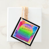 LHBTQ Pride bruiloft Bedankjes Labels (In situ)