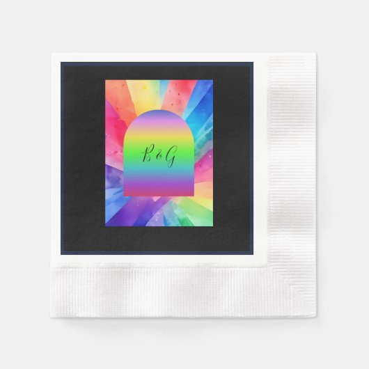 LHBTQ transgender bruiloft Servet (Voorkant)