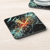 LHC-botsing Bier Onderzetter (Linkerzijde)