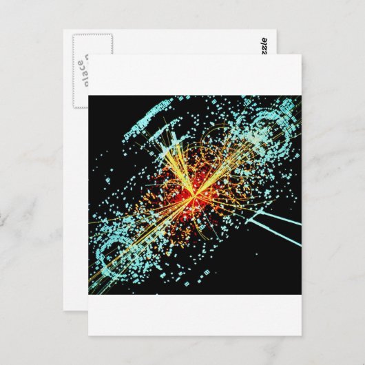 LHC-botsing Briefkaart (Voorkant / Achterkant)