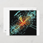 LHC-botsing Briefkaart (Voorkant / Achterkant)