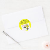 LHC Large Hadron Collider Ronde Sticker (Envelop)