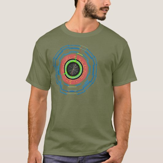 LHC Particle Physics Higgs Boson Physics Student T-shirt (Voorkant)