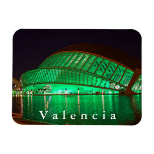 L'Hemisfèric in de avond. Magneet