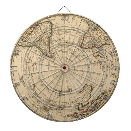L'Hemisphere Meridional. Dartbord (Voorkant)