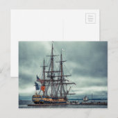 L'Hermione Briefkaart (Voorkant / Achterkant)
