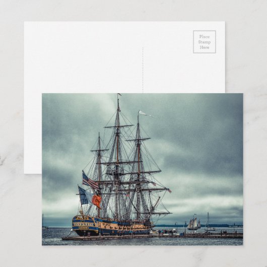 L'Hermione Briefkaart (Voorkant / Achterkant)