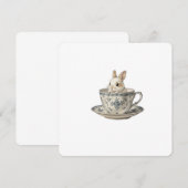 L'heure du thé bedankkaart (Voorkant / Achterkant)