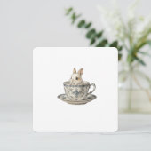 L'heure du thé bedankkaart (Staand voorkant)